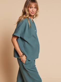 Umstandsmode-Hose-Set aus Bluse und Hose für Schwangerschaft und Stillzeit, Bio-Baumwolle ENVIE DE FRAISE