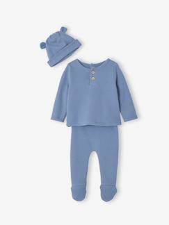 Bébé-Ensemble-Ensemble naissance 3 pièces tee-shirt personnalisable legging bonnet 
