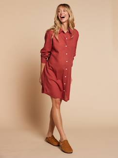 Umstandsmode-Pyjama, Homewear-Baumwoll-Nachthemd für Schwangerschaft und Stillzeit ENVIE DE FRAISE