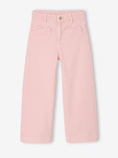 Fille-Pantalon-Pantalon large fille poches cœur