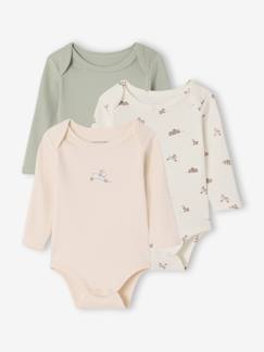 Bébé-Body-Lot 3 bodies bébé manches longue
