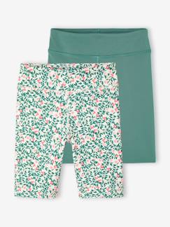 Mädchen-Sportbekleidung-2er-Pack Mädchen Radlerhosen Sport