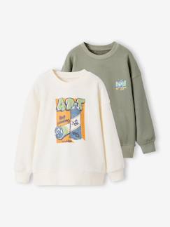 Junge-Pullover, Strickjacke, Sweatshirt-Sweatshirt-2er-Pack Sweatshirts Jungen JONEN
