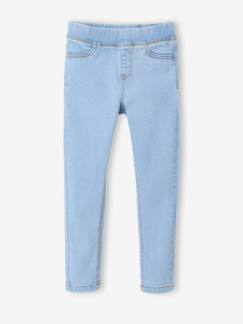 Mädchen-Jeggings Mädchen BASIC 2 Taschen hinten