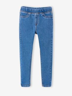 Mädchen-Jeggings Mädchen BASIC 2 Taschen hinten