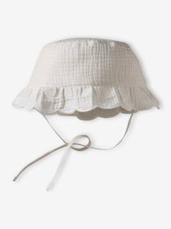 Baby-Accessoires-Hut-Sonnenhut Mädchen Baby mit Bogenkante
