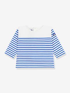 Baby-T-Shirt, Unterziehpulli-Baby Ringelshirt PETIT BATEAU, Baumwolle