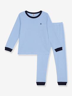 Junge-Gestreifter Kinder Schlafanzug PETIT BATEAU, Baumwolle