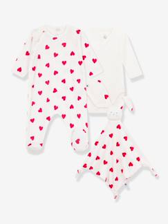 Bébé-Coffret naissance coton cœur Petit Bateau