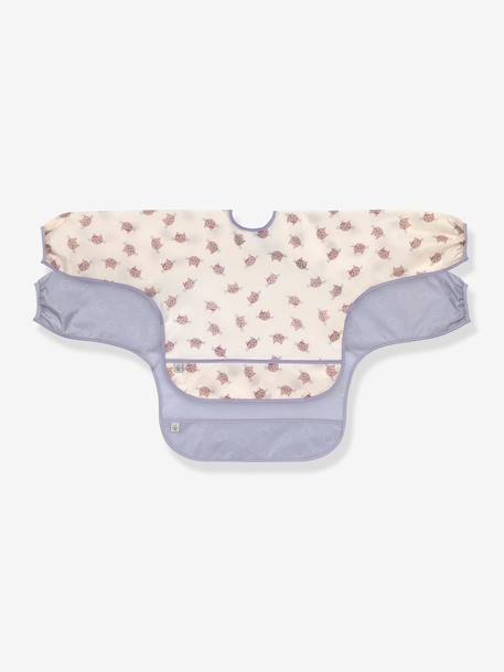 Lot de 2 bavoirs manches longues LÄSSIG bleu+bleu glacier+blush+forest lapin+Forest renard+lilas+orange+rouge+tiny farmer mouton+vert 