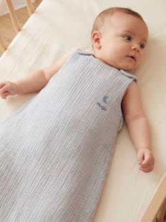 Bettwäsche & Dekoration-Baby-Bettwäsche-Schlafsack-Bio-Kollektion: Baby Sommerschlafsack aus Musselin, personalisierbar