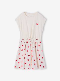 Mädchen-Kleid-Mädchen 2-in-1-Kleid