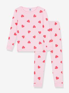 Mädchen-Schlafanzug Kinder Herzen PETIT BATEAU