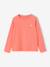 Mädchen Shirt mit Glitzerherz und Recycling-Baumwolle BASIC anthrazit+koralle+pudrig rosa+smaragdgrün+wollweiß 