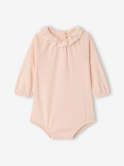 Baby-Langarm-Body mit Volantkragen Mädchen Baby 