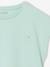 Mädchen T-Shirt BASICS Oeko-Tex aqua+bonbon rosa+ecru+marine 