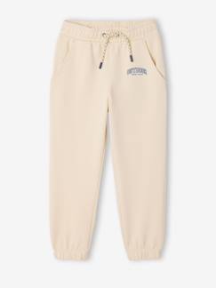 Garçon-Vêtements de sport-Jogging molleton taille ajustable