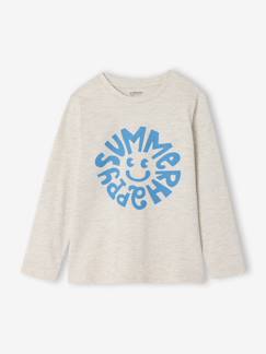 Junge-T-Shirt, Poloshirt, Unterziehpulli-Jungen Shirt mit Print
