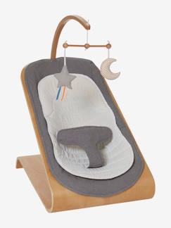 Babys gehen in die Kita-Babyartikel-Babywippe, Babyschaukel, Babylauflernstuhl-Babywippe aus Holz "Babyrythm"