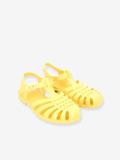 Schuhe-Babyschuhe 17-26-Lauflernschuhe Mädchen 19-26-Ballerinas, Spangenschuhe-Kinder Sandalen SUN Jaune, Badeschuhe Meduse, recycelbar