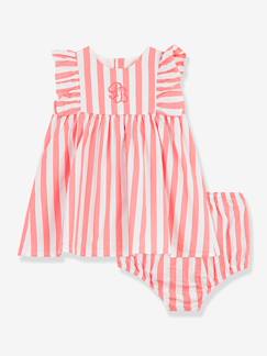 Baby-Kleid, Rock-Baby-Set: ärmelloses Kleid & Shorts PETIT BATEAU