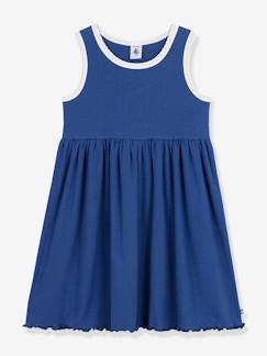 Mädchen-Rippkleid ärmellos Mädchen PETIT BATEAU