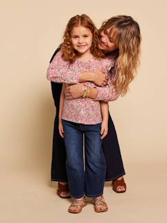 Vêtements de grossesse-Chemisier, tunique-Blouse fille manches volantées