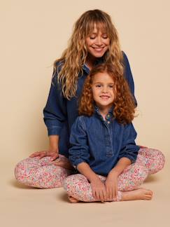 Umstandsmode-Leggings, Strumpfhose-Mädchen Leggings Mama-Tochter-Capsule BLUMIG, Bio-Baumwolle ENVIE DE FRAISE