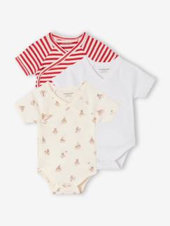 -Lot 3 bodies bébé garçon coton bio