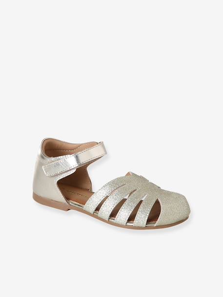 Ballerine fille strap or 