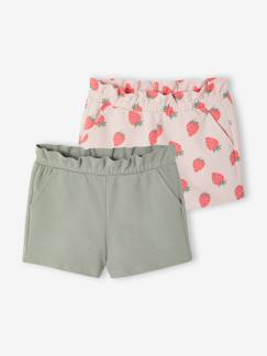 Mädchen-2er-Pack Mädchen Shorts