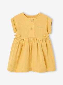 Bébé-Robe, jupe-Robe bébé en gaze de coton