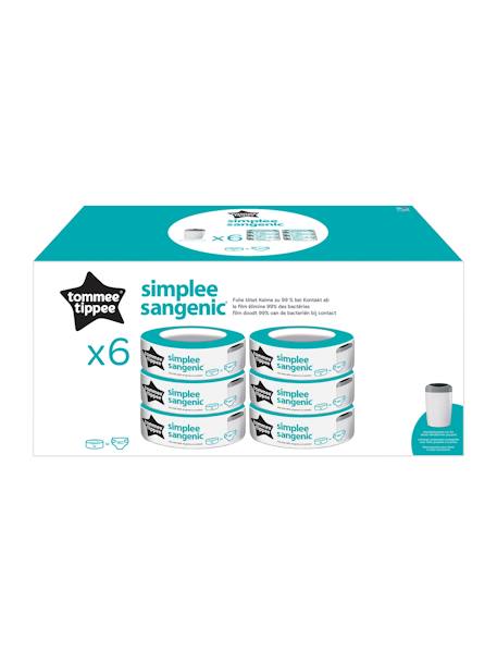 Recharges Simplee x 6 TOMMEE TIPPEE gris 