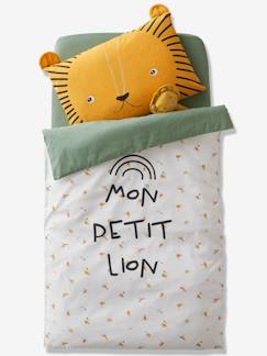 Babys gehen in die Kita-Bettwäsche & Dekoration-Baby-Bettwäsche-Bettbezug-Baby Wende-Bettbezug „Kleiner Löwe“