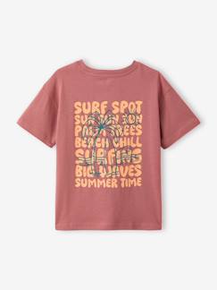 Junge-Jungen T-Shirt mit Motiv vorn und hinten, mit Recycling-Baumwolle