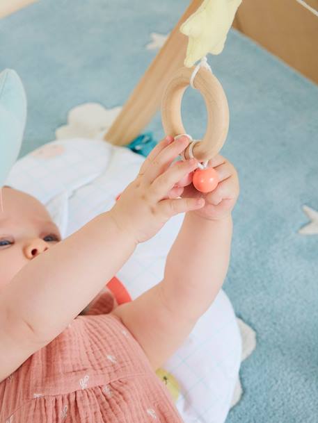 Baby Spielbogen ,,Häschen', Holz FSC®, essentials mehrfarbig 