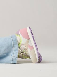 Schuhe-Mädchenschuhe 23-38-Sneakers, Tennisschuhe-Mädchen Sneakers mit Klettverschluss und Schnürung