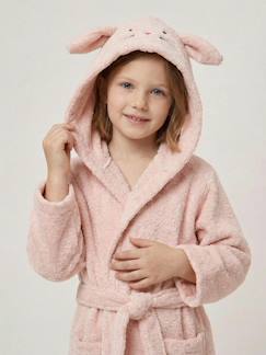 Bettwäsche & Dekoration-Frottierwäsche-Bademantel HASE Kinder mit Recycling-Baumwolle, personalisierbar