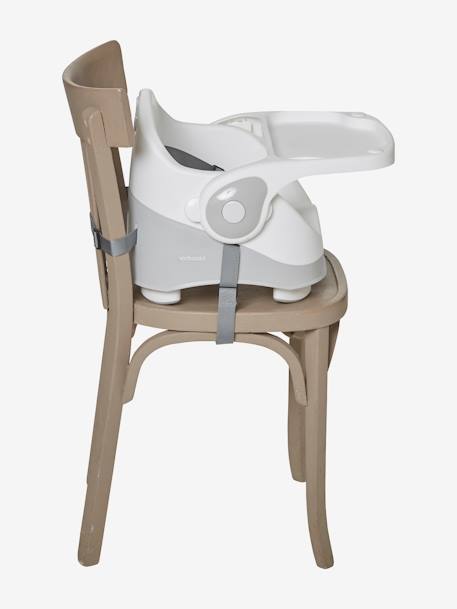 Kinder Stuhl-Sitzerhöhung GRAU/WEISS 