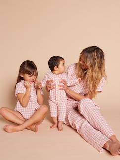 Vêtements de grossesse-Pyjama, homewear-Pyjama bébé col large Capsule mère-fille
