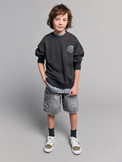 Garçon-Short-Bermuda skateur