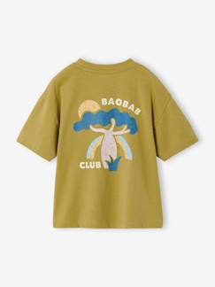 Junge-Jungen T-Shirt mit Grafikdruck, Recycling-Baumwolle