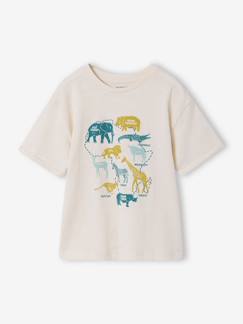 Junge-Jungen T-Shirt mit Tiermotiv, Recycling-Baumwolle