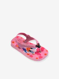 Schuhe-Babyschuhe 17-26-Lauflernschuhe Mädchen 19-26-Ballerinas, Spangenschuhe-Baby Zehentrenner Disney mit Mickey, Minnie HAVAIANAS