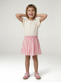 Fille-Robe fille effet 2 en 1 