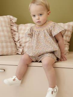 Baby-Set-Mädchen Baby-Set: Bluse mit Flügelärmeln & Shorts