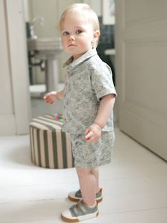 Bébé-Ensemble-Ensemble chemise short bébé garçon