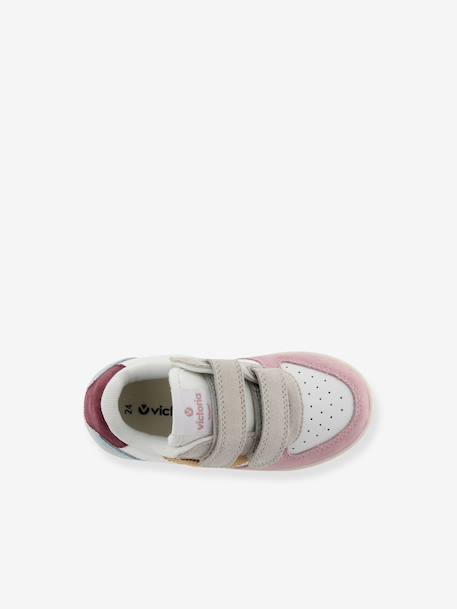 Tiempo Tiras Serraje Victoria® Sneaker jeansblau+rosa 