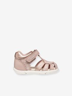 Schuhe-Babyschuhe 17-26-Lauflernschuhe Mädchen 19-26-Ballerinas, Spangenschuhe-Baby Sandales ZAPITO mit Schleifen-Motiven, geschlossen GEOX