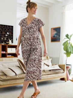 Vêtements de grossesse-Robe-Robe longue grossesse allaitement